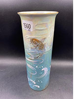 Shelley lustre fish vase by Walter Slater